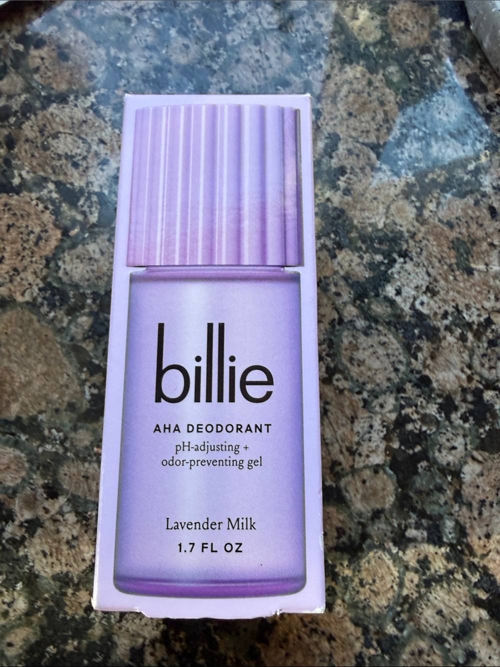 billie Lavender Milk AHA Deodorant Gel - Lavender